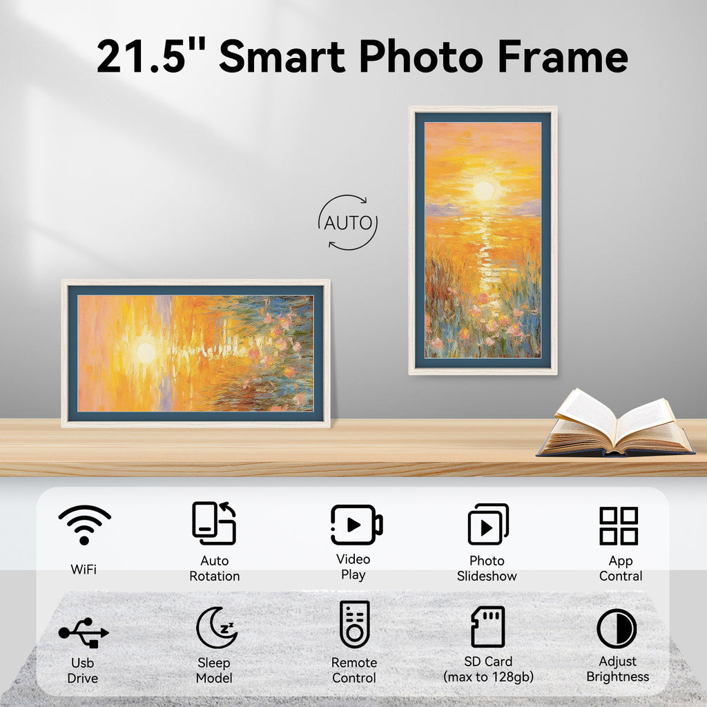 プレーヤー Digital Photo Frame Amazon.com : 13.3