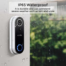 Eco4life 2PCs Wireless Outdoor Security IP Camera W/ Doorbell & Spotlight Cam Bundle