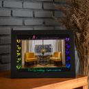 Eco4life WiFi RGB Lighting Digital Photo Frame for Couples – 10.1" HD Touch Screen Frame with App Photo & Video Sharing, Romantic Gift for Love, Anniversary & Wedding- CPF1056L