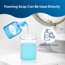 Automatic Soap Dispenser Touchless – 400ml Foaming Hand Soap Dispenser for Bathroom & Kitchen, Wall Mount or Countertop, 4 Adjustable Foam Levels, Rechargeable, IPX5 Waterproof