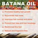 Batana Oil Hair Mask, Deep Repair for Damaged Hair from Hot Tools & Dyeing, 50g /1.76fl oz