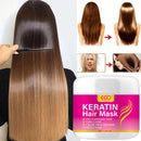 Keratin Hair Mask, Deep Nourishment for Dry, Curly, and Color-Treated Hair, 50g /1.76fl oz