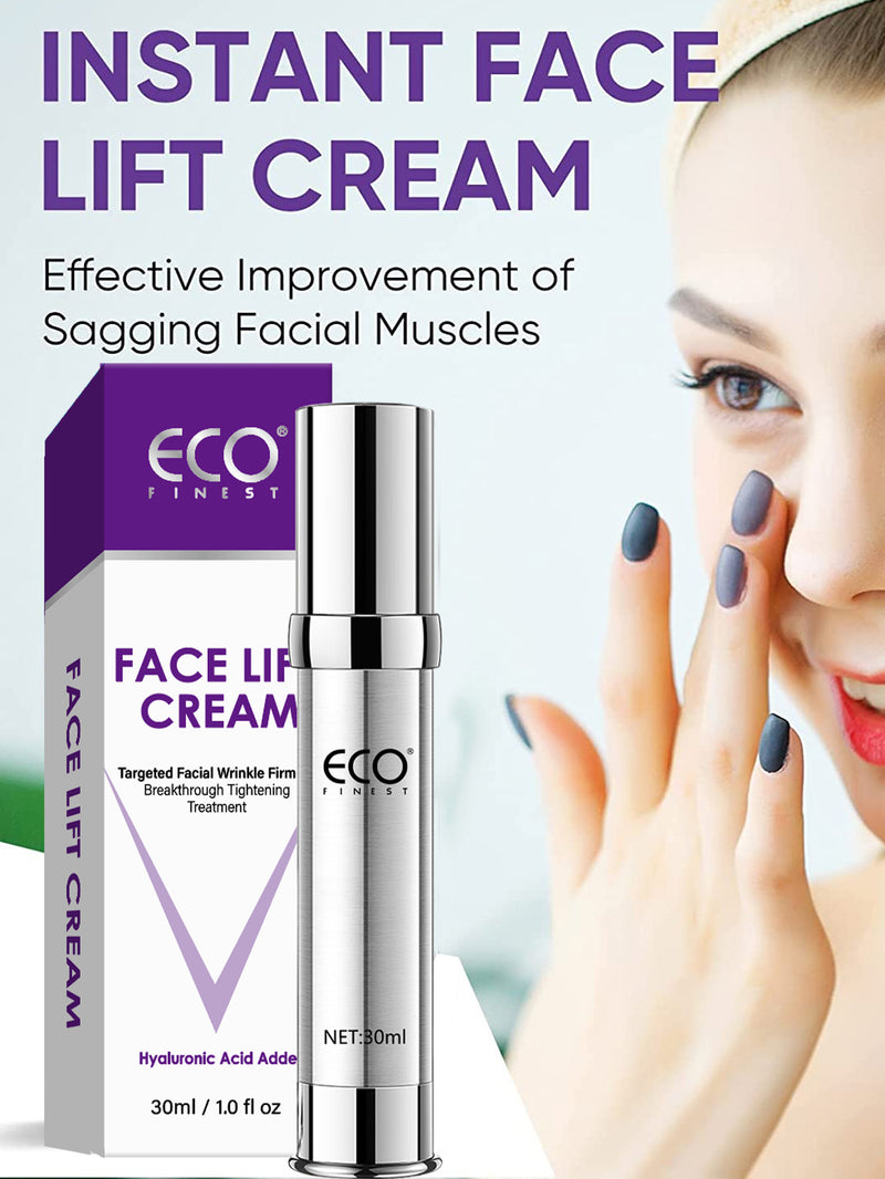 Face Lift Cream, Instant Firming & Tightening, Smooths Wrinkles and Fine Lines, 30ml/1.0 fl.oz