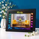Eco4life Birthday WiFi Lighting Digital Photo Frame – 10.1" Screen Frame with RGB Lights, Instant Photo & Video Sharing, Perfect Birthday Gift for Family & Friends - CPF1056B