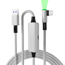 Sonicgrace 16FT VR Charging Link Cable with Next-Gen Smart Chip – High-Speed 5Gbps Data & Power Delivery for Meta Quest 3S/3, Oculus Quest 2, and PCVR – White