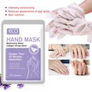 Hand Mask, Collagen-Infused Moisturizing Gloves for Smooth, Soft Hands, 18g x 3 Pairs