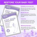 Lavender Moisturizing Foot Mask, Exfoliating & Nourishing for Soft, Smooth Feet, 18g x 3 Pairs