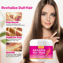 Keratin Hair Mask, Deep Nourishment for Dry, Curly, and Color-Treated Hair, 50g /1.76fl oz