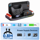 Sonicgrace All-in-One Charging Dock & Storage Station for Nintendo Switch 2 – Charges 4 Joy-Cons with 12 Game Card Slots & RGB Ambient Lighting – Black