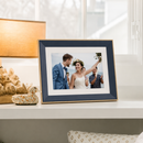 eco4life 10.1" Smart WiFi Digital Photo Frame with Elegant Wood Frame - HD IPS Touch Screen, 16GB Storage, Instant Photo & Video Sharing via App, Works with Alexa - Black/Oak