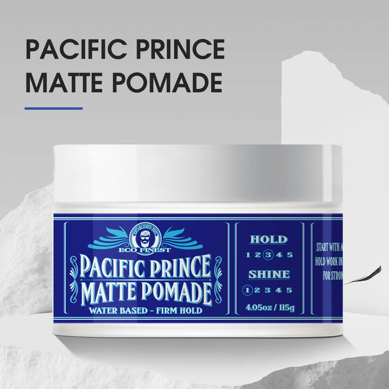 Strong Hold Hair Clay, Matte Finish with Bergamot Scent for All-Day Style, 4.05 Oz/115g