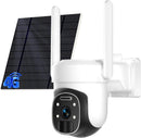 eco4life 4G LTE Cellular Outdoor Security Camera – Wire-Free Solar Powered 2K HD Surveillance with Color Night Vision & AI Motion Tracking – Perfect for RVs, Farms, and Remote Construction Sites