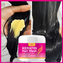 Keratin Hair Mask, Deep Nourishment for Dry, Curly, and Color-Treated Hair, 50g /1.76fl oz