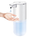 Automatic Liquid Soap Dispenser Touchless – 400ml Hand Soap Liquid Dispenser for Bathroom & Kitchen, Wall Mount or Countertop, 4 Adjustable Foam Levels, Rechargeable, IPX5 Waterproof