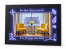Eco4life 10.1" Smart WiFi Digital Photo Frame with RGB Lighting, 16GB Built-in Storage, Instant Photo & Video Sharing, Gifts for Dad - CPF1056D