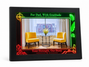 Eco4life 10.1" Smart WiFi Digital Photo Frame with RGB Lighting, 16GB Built-in Storage, Instant Photo & Video Sharing, Gifts for Dad - CPF1056D