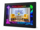 Eco4life 10.1" Smart WiFi Digital Photo Frame with RGB Lighting, 16GB Built-in Storage, Instant Photo & Video Sharing, Gifts for Dad - CPF1056D