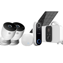 Eco4life 2PCs Wireless Outdoor Security IP Camera W/ Doorbell & Spotlight Cam Bundle