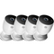 eco4life 4PCs Wire-Free Indoor & Outdoor HD IP Battery Camera for Home Security Set