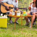 Folding Indoor/Outdoor All Purpose Portable Wooden Table for Picnics, Camping Beach, Tailgating, Patio, Kitchen, Living Room