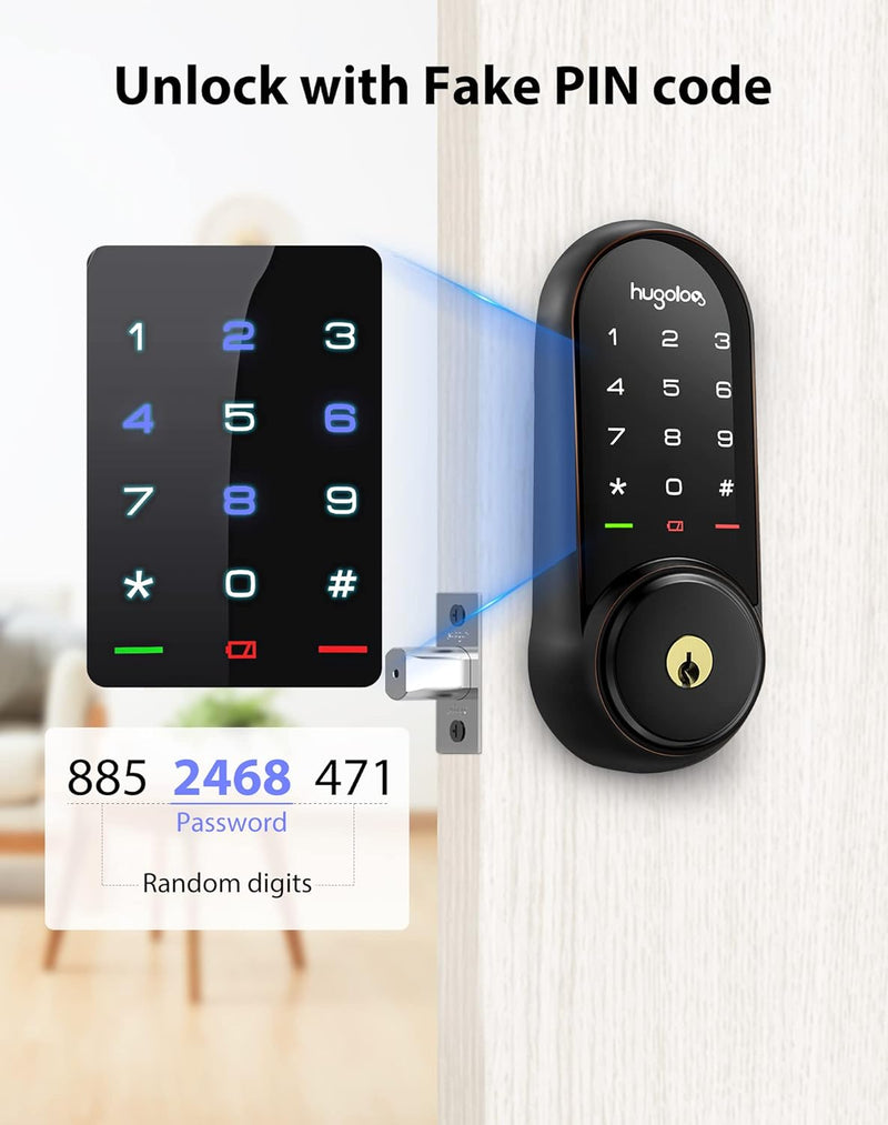 Hugalog Lock Hugolog Keypad Smart Lock with Gateway – SONICGRACE