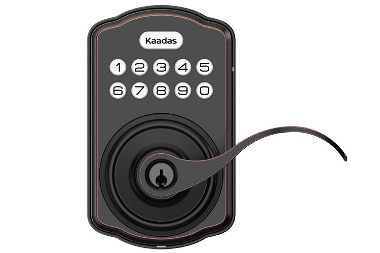 Kaadas KS04 Lever Lock with Key and Keypad - Choose Color