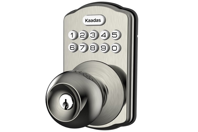 KS03 Electric Knob Lock with Keypad and Key Choose Color