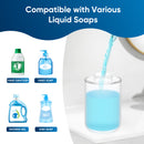 Automatic Liquid Soap Dispenser Touchless – 400ml Hand Soap Liquid Dispenser for Bathroom & Kitchen, Wall Mount or Countertop, 4 Adjustable Foam Levels, Rechargeable, IPX5 Waterproof