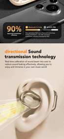 MINISO M61 Open Ear Wireless Headphones OWS Bluetooth 5.4 Earphones Intelligent Touch Control Sport Waterproof Headsets Stereo Earbuds