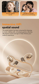 MINISO M61 Open Ear Wireless Headphones OWS Bluetooth 5.4 Earphones Intelligent Touch Control Sport Waterproof Headsets Stereo Earbuds