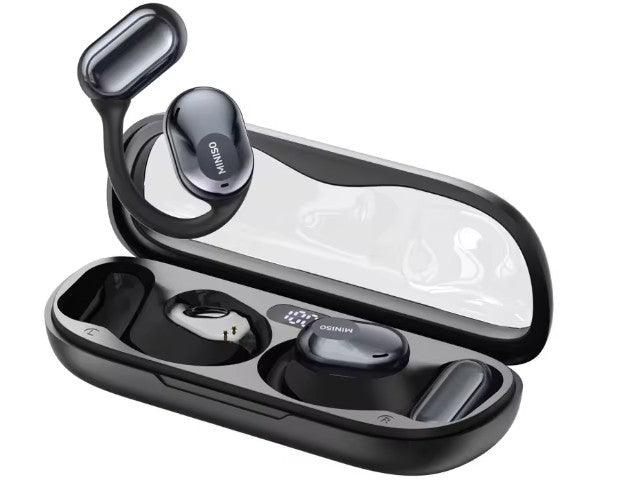 MINISO M61 Open Ear Wireless Headphones OWS Bluetooth 5.4 Earphones Intelligent Touch Control Sport Waterproof Headsets Stereo Earbuds