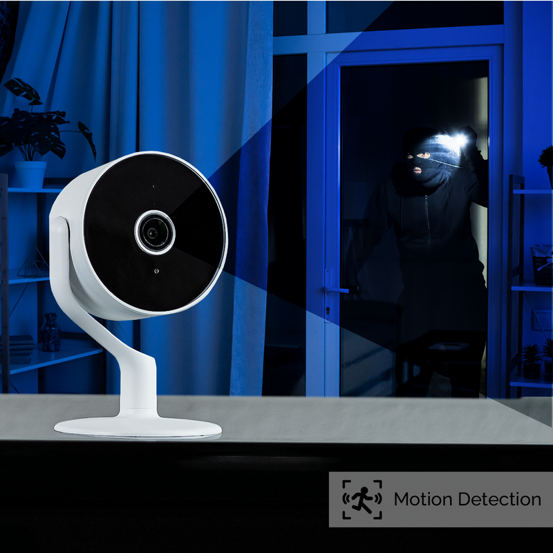 Eco4life Indoor & Outdoor Security IP Camera Bundle W/ Video Doorbell Camera