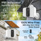 Eco4life 4PC Battery Cam, IP Camera, Solar Spotlight Camera & Video Doorbell Cam Bundle