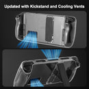 Sonicgrace Case Compatible with Steam Deck Clear Protective Case for Steam Deck