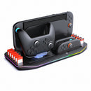 Sonicgrace All-in-One Charging Dock & Storage Station for Nintendo Switch 2 – Charges 4 Joy-Cons with 12 Game Card Slots & RGB Ambient Lighting – Black