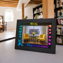 Eco4life Birthday WiFi Lighting Digital Photo Frame – 10.1" Screen Frame with RGB Lights, Instant Photo & Video Sharing, Perfect Birthday Gift for Family & Friends - CPF1056B