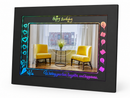 Eco4life Birthday WiFi Lighting Digital Photo Frame – 10.1" Screen Frame with RGB Lights, Instant Photo & Video Sharing, Perfect Birthday Gift for Family & Friends - CPF1056B