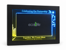 Eco4life Business Gifts 10.1" Smart WiFi Digital Photo Frame with RGB Lighting, 16GB Built-in Storage, Instant Photo & Video Sharing -CPF1056-Biz