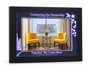 Eco4life Business Gifts 10.1" Smart WiFi Digital Photo Frame with RGB Lighting, 16GB Built-in Storage, Instant Photo & Video Sharing -CPF1056-Biz