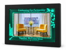 Eco4life Business Gifts 10.1" Smart WiFi Digital Photo Frame with RGB Lighting, 16GB Built-in Storage, Instant Photo & Video Sharing -CPF1056-Biz