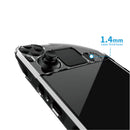 Sonicgrace Crystal Clear Protective Case for Steam Deck & Steam Deck OLED – 3-Piece Shock-Absorbing TPU Full Body Cover with Ergonomic Grip