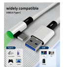Sonicgrace 16FT VR Charging Link Cable with Next-Gen Smart Chip – High-Speed 5Gbps Data & Power Delivery for Meta Quest 3S/3, Oculus Quest 2, and PCVR – White
