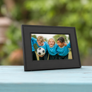 7 Inch WiFi Digital Picture Frame with App Control, 1024x600 IPS Display, 256GB extra SD card Storage Support (not include), Easy Photo Sharing Frame for Family, Parents & Gifts