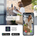 Eco4life 2PCs Wireless Outdoor Security IP Camera W/ Doorbell & Spotlight Cam Bundle