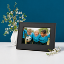 7 Inch WiFi Digital Picture Frame with App Control, 1024x600 IPS Display, 256GB extra SD card Storage Support (not include), Easy Photo Sharing Frame for Family, Parents & Gifts