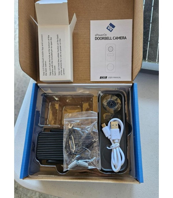 ePowerOn EDB5 Wireless Smart Video Doorbell Camera