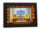 Eco4life 10.1" Smart WiFi Digital Photo Frame with RGB Lighting, 16GB Built-in Storage, Instant Photo & Video Sharing, Gifts for Mom - CPF1056M