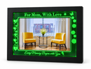 Eco4life 10.1" Smart WiFi Digital Photo Frame with RGB Lighting, 16GB Built-in Storage, Instant Photo & Video Sharing, Gifts for Mom - CPF1056M