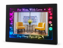 Eco4life 10.1" Smart WiFi Digital Photo Frame with RGB Lighting, 16GB Built-in Storage, Instant Photo & Video Sharing, Gifts for Mom - CPF1056M