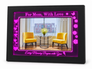 Eco4life 10.1" Smart WiFi Digital Photo Frame with RGB Lighting, 16GB Built-in Storage, Instant Photo & Video Sharing, Gifts for Mom - CPF1056M